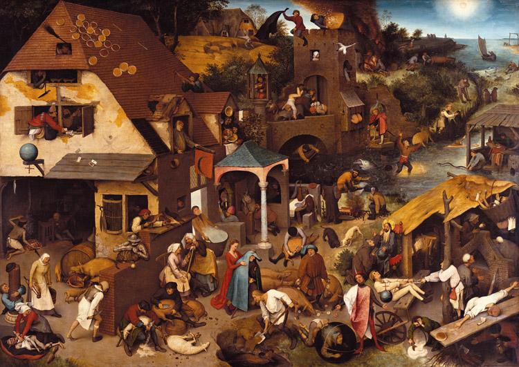 Netherlandish Proverbs (mk08), BRUEGEL, Pieter the Elder